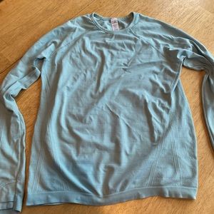 Athleta Girl Power Up Long Sleeve Tee, Light Green L/12